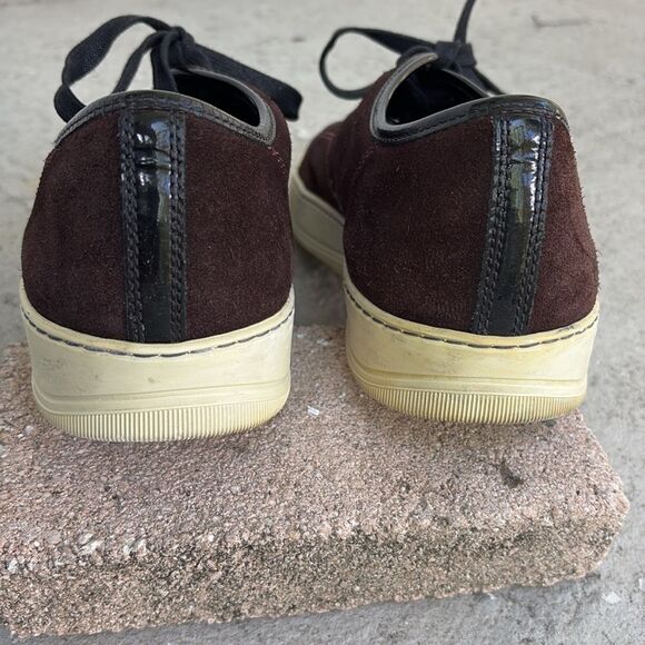 Lanvin toe cap suede sneakers - Picture 5 of 8